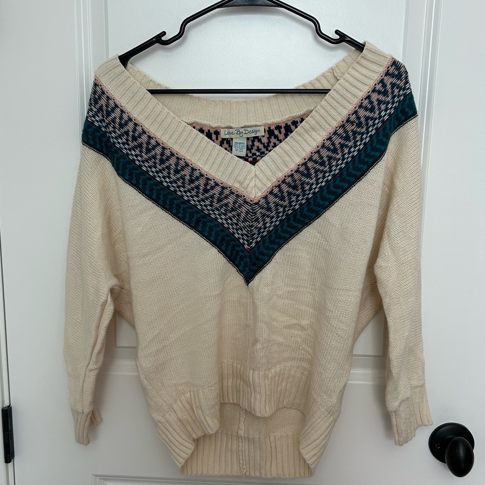 Off the shoulder sweater